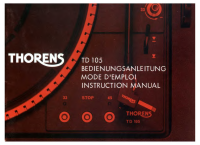 Thorens TD-105-Owners-Manual 